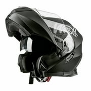 Westt Open Face Motorcycle Helmet - Motocross Helmet Liftable Chin \u0026 Dual Visor - ATV Helmets for Adults Motorcycle DOT Approved(Black/S Torque X)